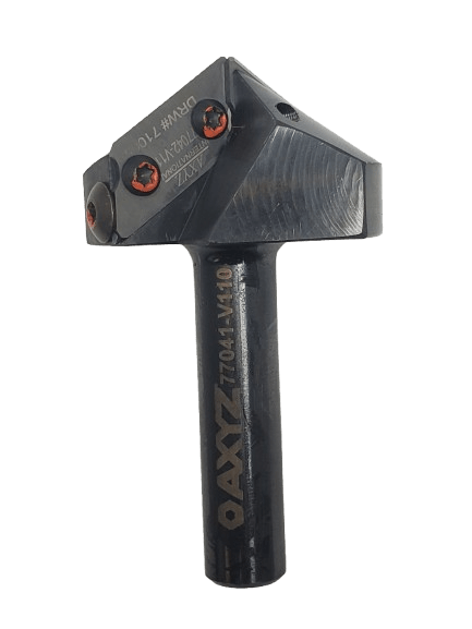 AXYZ - 77041 AXYZ Double insert V-Cutter 110 Deg Router Bit