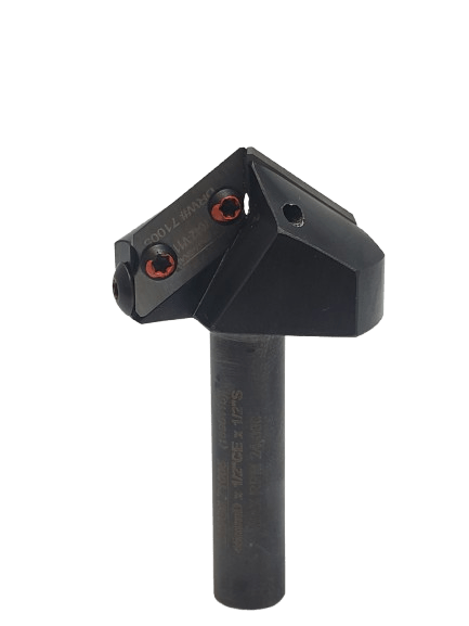 AXYZ - 77041 AXYZ Double insert V-Cutter 110 Deg Router Bit