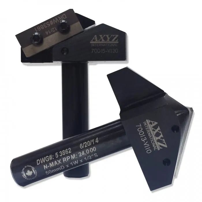 AXYZ - 70022 Mèche de routeur 90 degrés AXYZ V-Cutter