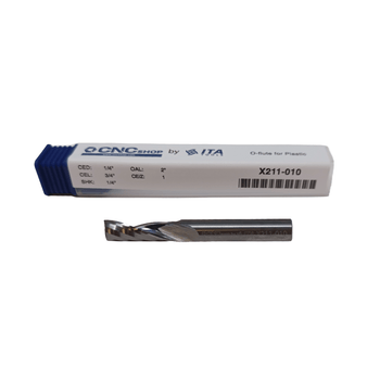 CNC Shop - X211 - 010 1/4" Cut Diameter Upcut Router BitCNCShop CA